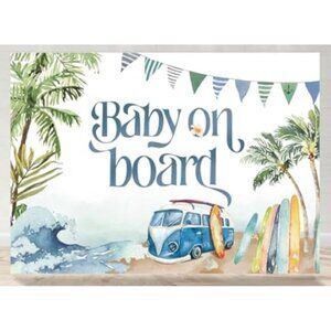 Baby On Board Shower Banner 58 x 80